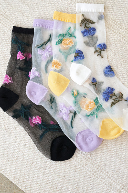 Secret Forest Sheer Socks