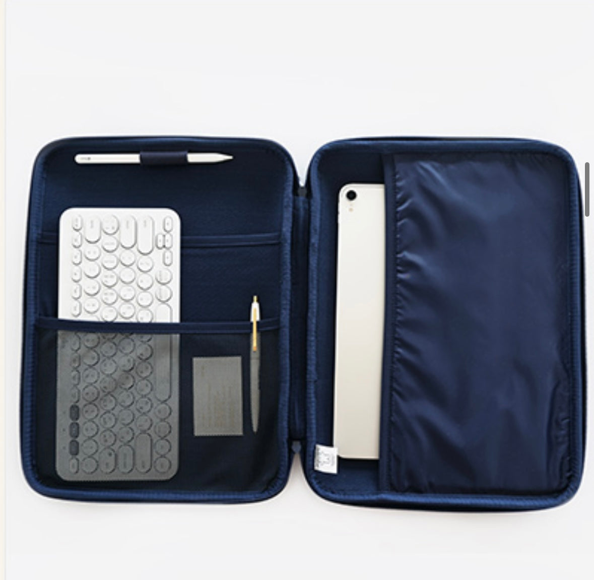Baguette Bear Eva hard case with handle 13” laptop pouch