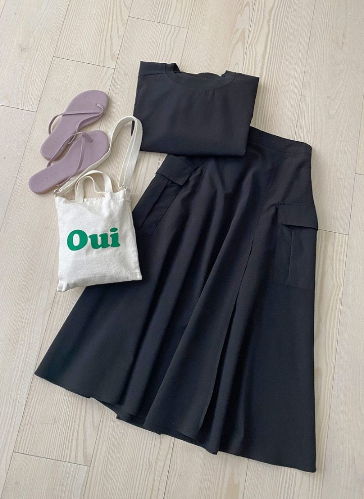 Side Pocket Sooji Skirts