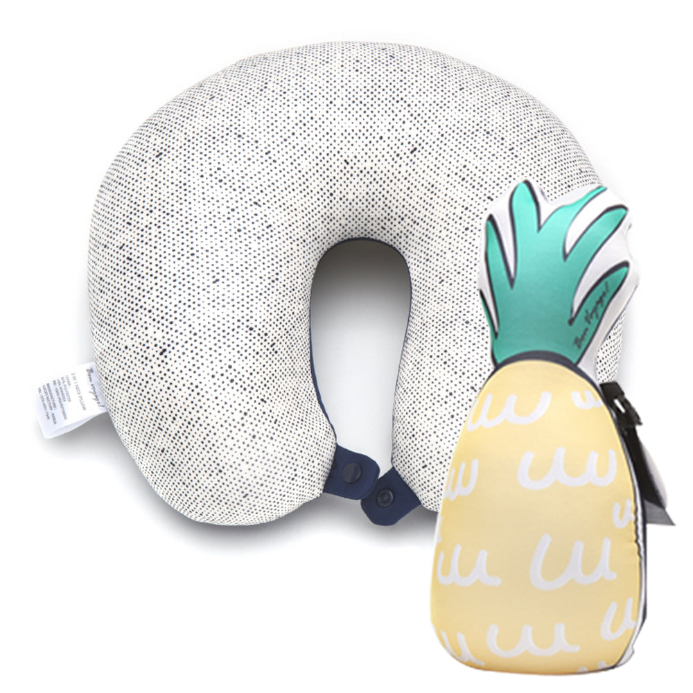 LUCKY PLANET 2 in 1 Travel Neck Pillow Cushion -Cactus Transform to Neck Cushion/Luggage Holding - Luckyplanetusa