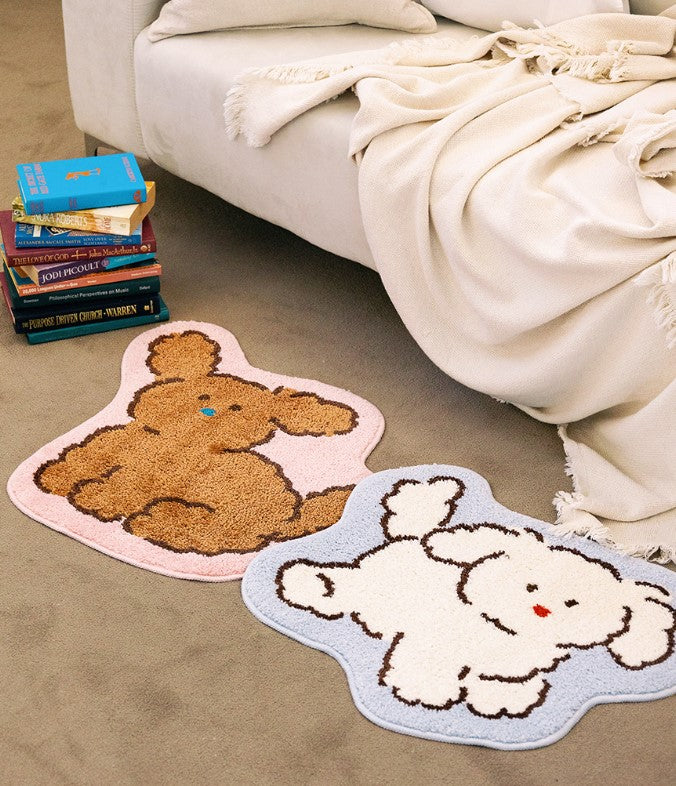 Cute Poodle Design Mat/ Room Rugs - Adopt Me!