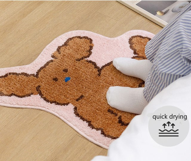 Cute Poodle Design Mat/ Room Rugs - Adopt Me!