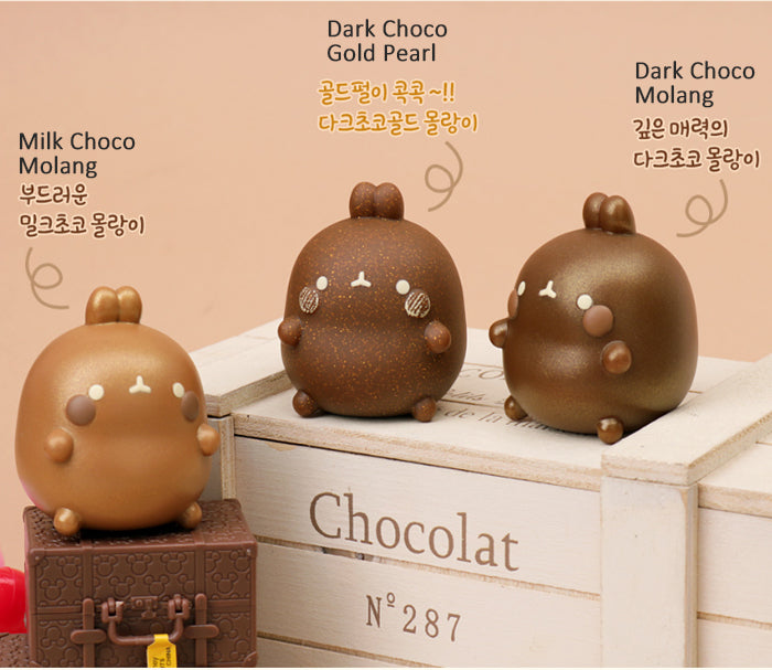 Choco Molang Blind Box Figures – Chocolate Series