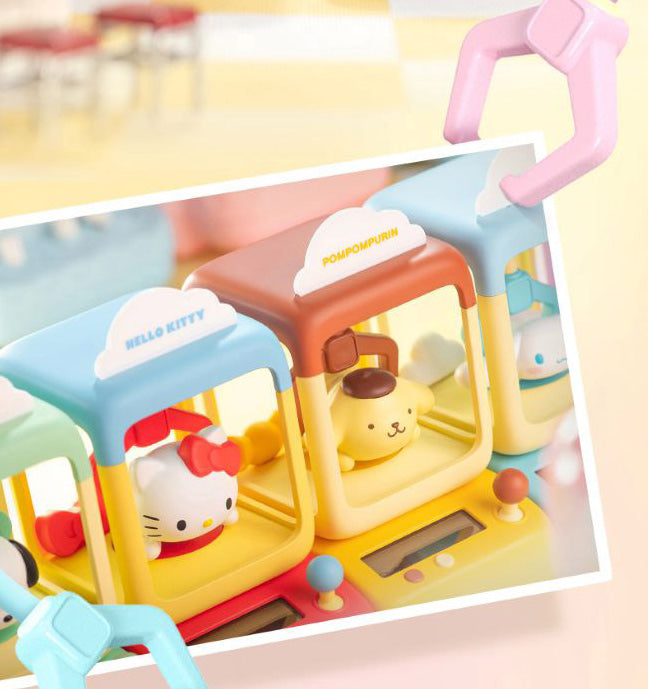 Sanrio Mini Crane Game Figures – Light & Spin Display Series