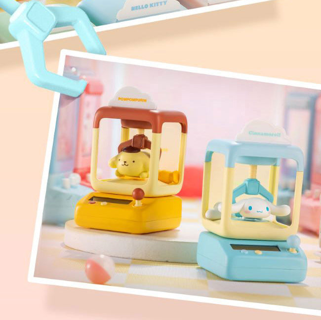 Sanrio Mini Crane Game Figures – Light & Spin Display Series