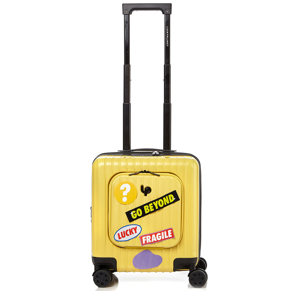 Go Beyond 17" Carry-On Butter Yellow Expendable Zipper