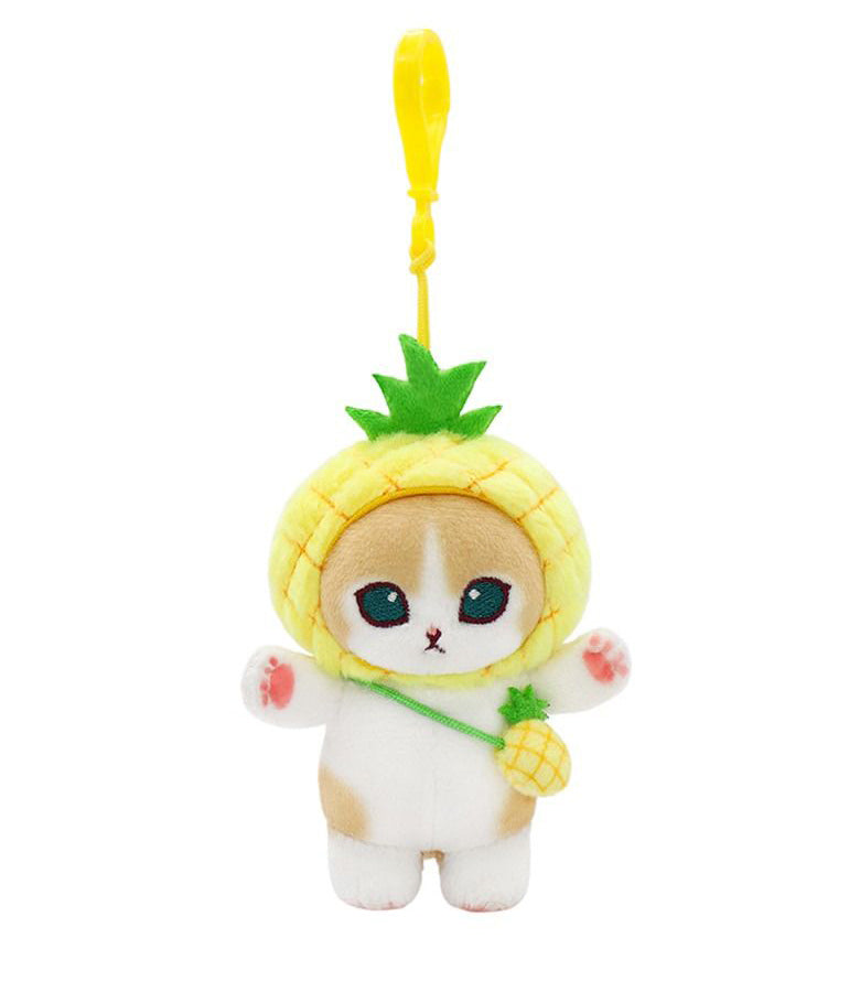 Mofusand Fruit Costume Plush Keychain – 4 Designs (9cm)