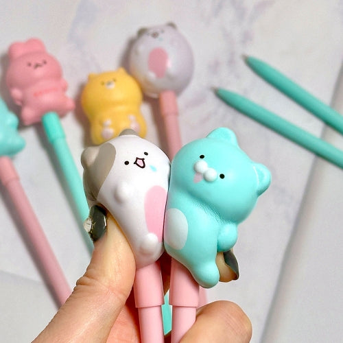 Soonddeok Squeeze Gel Pen – 4 Character Series