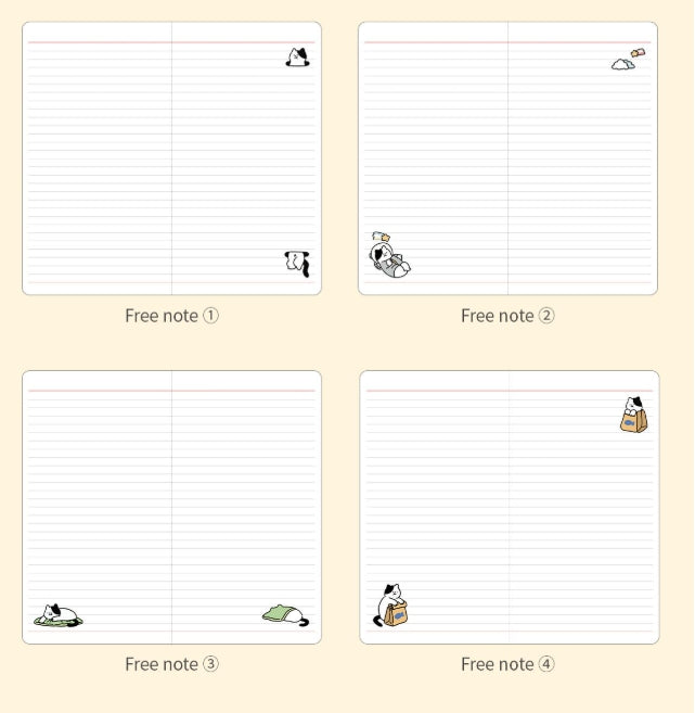 2026 Handy Diary — Cat-Themed Illustrated Planner (Random)