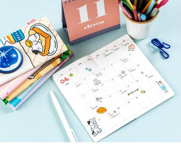 2026 Handy Diary — Cat-Themed Illustrated Planner (Random)