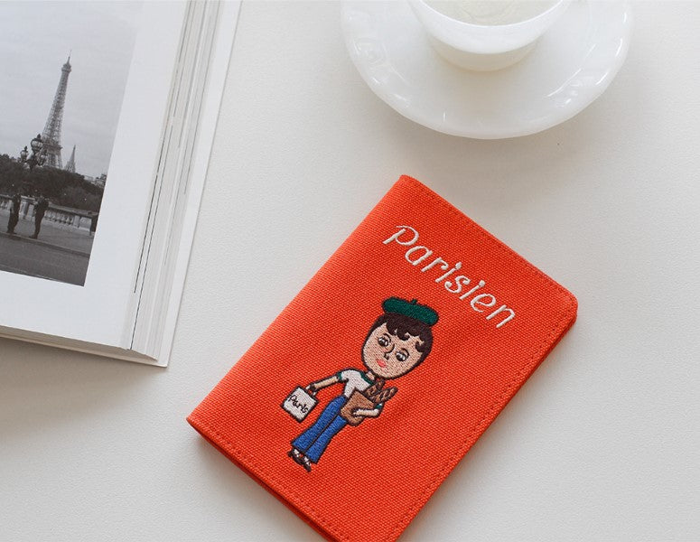 1537 Passport Cover Protect Travel Wallet-Luxury Embroidered