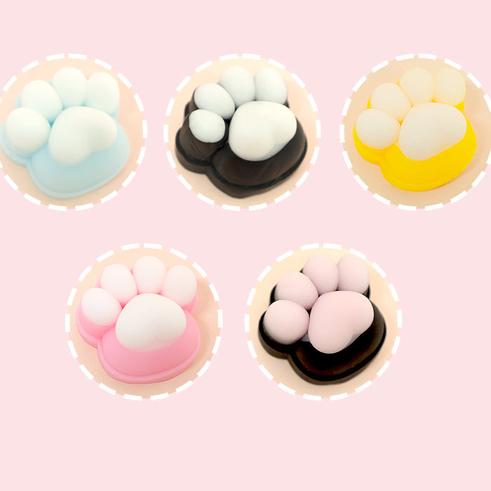 Kitty Paw Pop Squishy 5 Colors Random Box