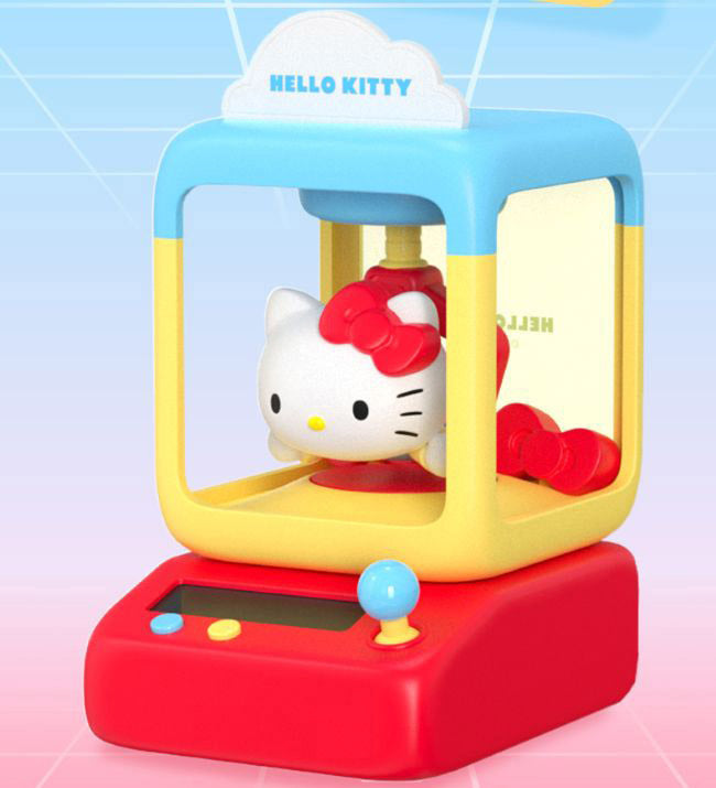 Sanrio Mini Crane Game Figures – Light & Spin Display Series