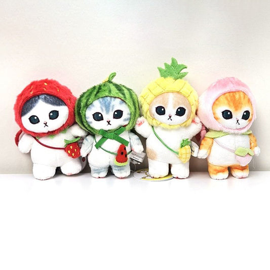 Mofusand Fruit Costume Plush Keychain – 4 Designs (9cm)