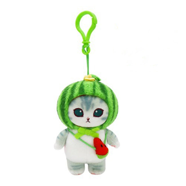 Mofusand Fruit Costume Plush Keychain – 4 Designs (9cm)