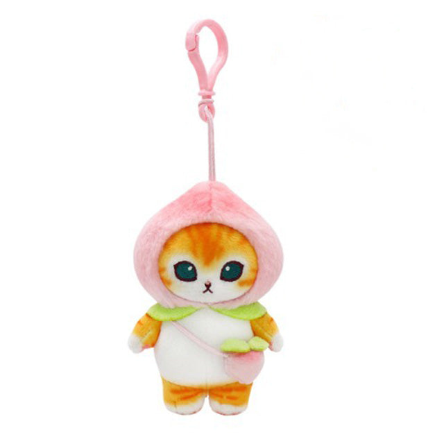 Mofusand Fruit Costume Plush Keychain – 4 Designs (9cm)