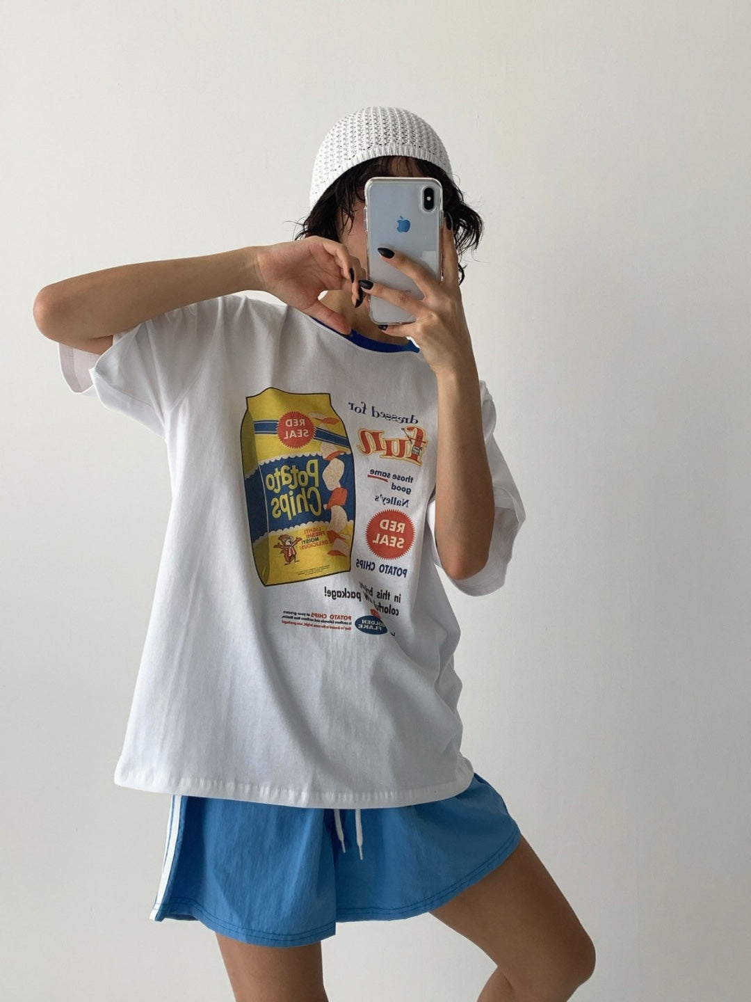 Vintage Snack Graphic Ringer T-Shirt
