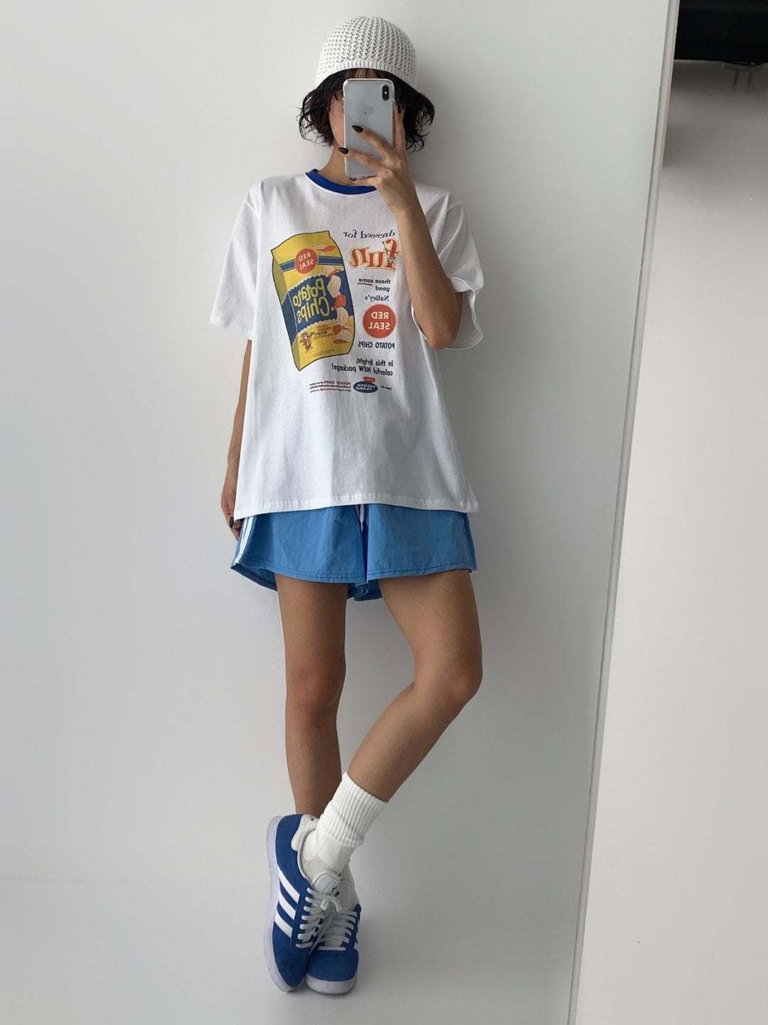 Vintage Snack Graphic Ringer T-Shirt