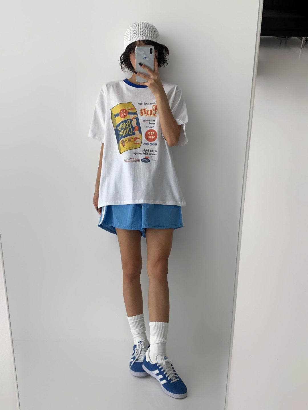 Vintage Snack Graphic Ringer T-Shirt