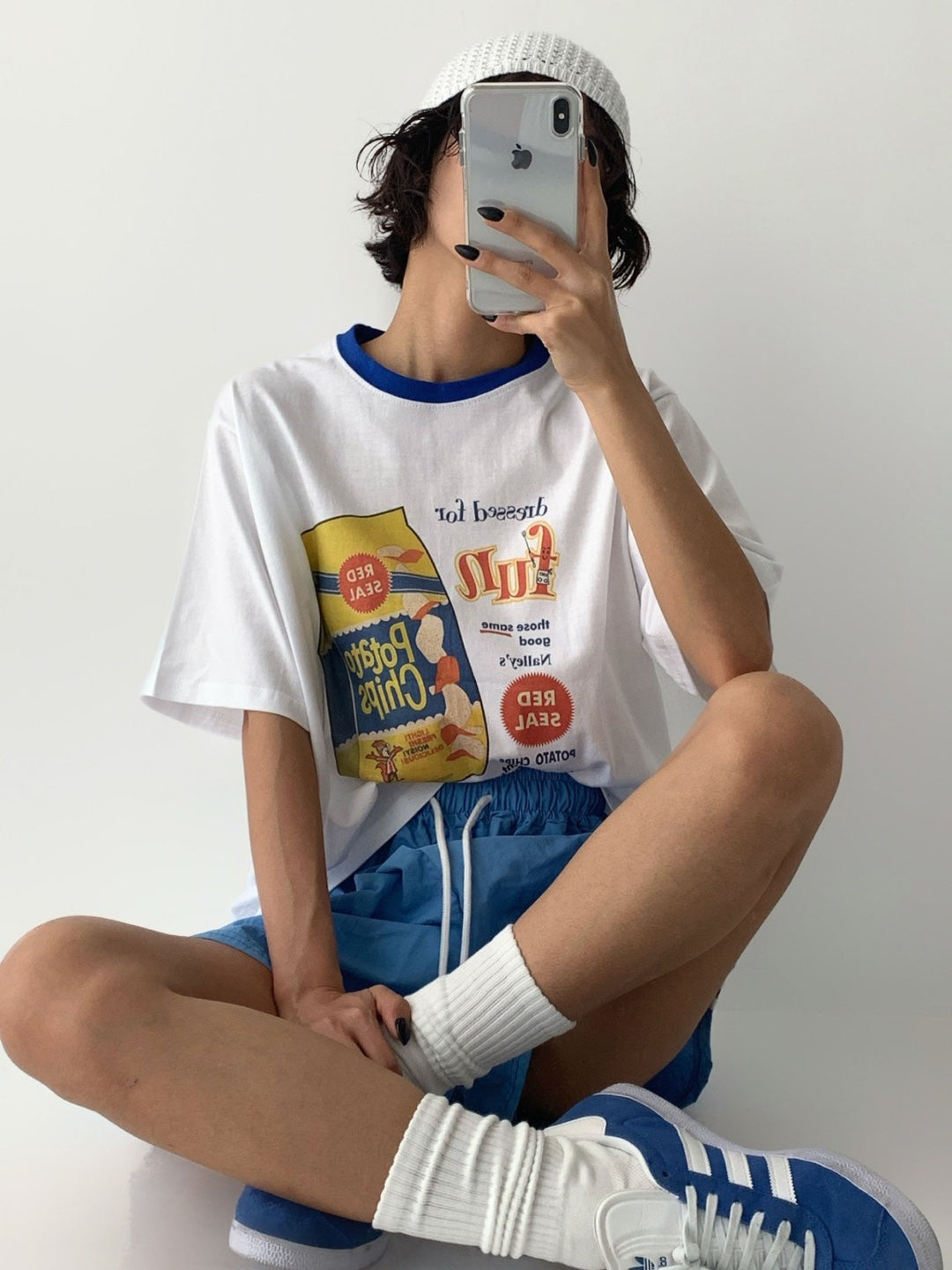 Vintage Snack Graphic Ringer T-Shirt