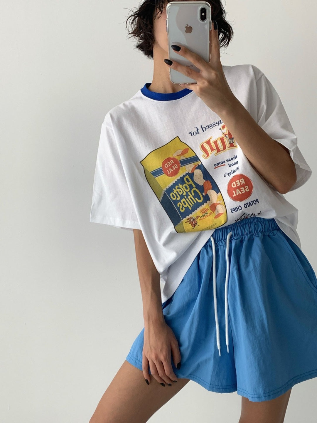 Vintage Snack Graphic Ringer T-Shirt