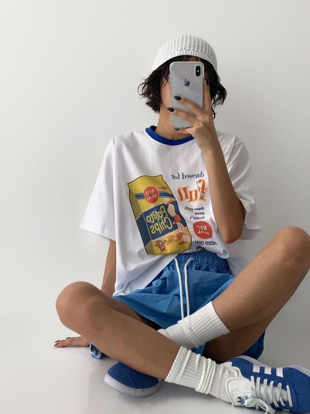Vintage Snack Graphic Ringer T-Shirt
