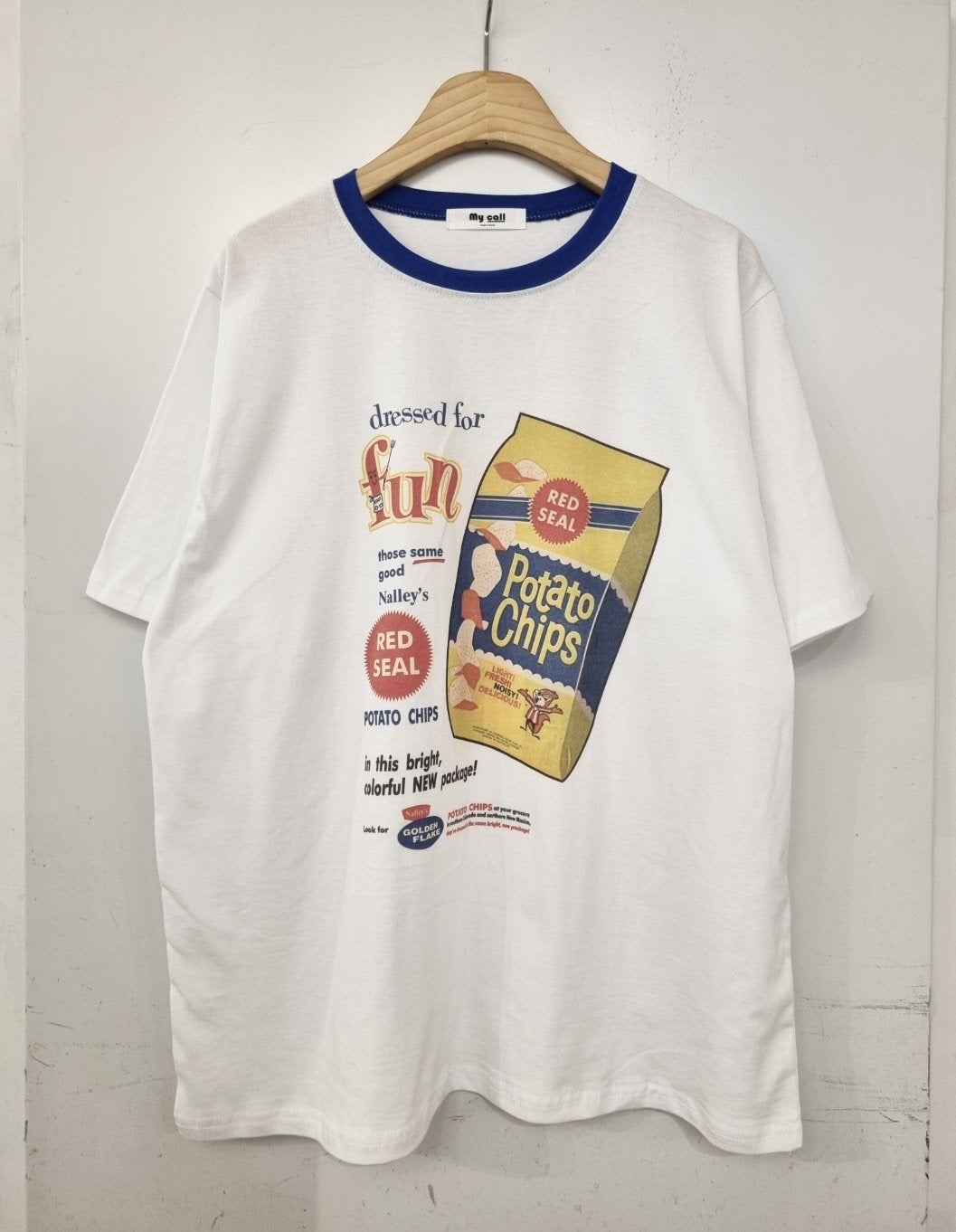 Vintage Snack Graphic Ringer T-Shirt