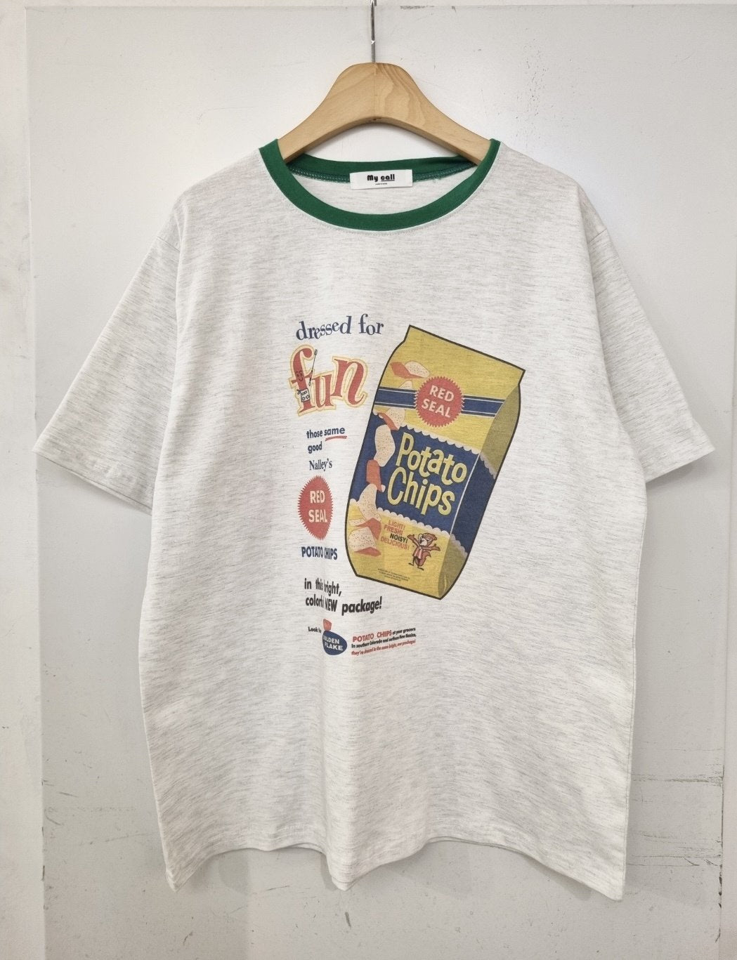 Vintage Snack Graphic Ringer T-Shirt