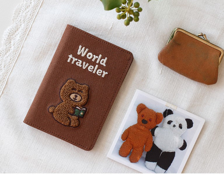 1537 Passport Cover Protect Travel Wallet-Luxury Embroidered