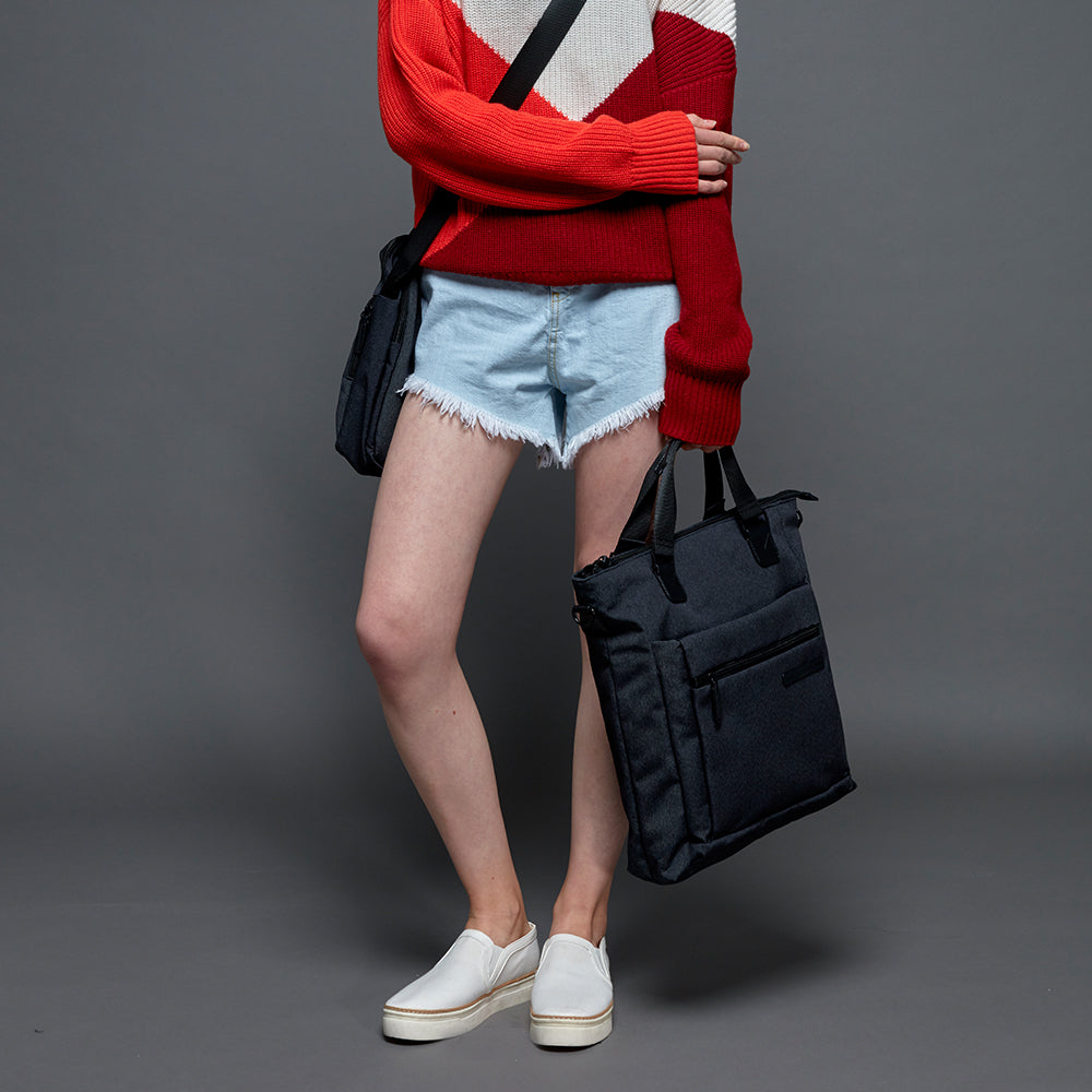 [Lucky Planet] Alpha Two Way Carry Handles Shoulder Bag -Balck - Luckyplanetusa