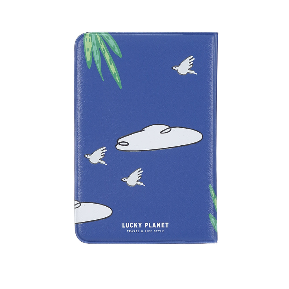 [Lucky Planet] Peter on The Cloud Passport Holder Cover Case -Blue - Luckyplanetusa