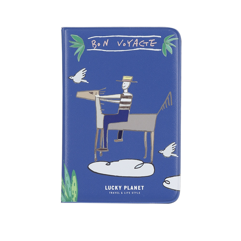 [Lucky Planet] Peter on The Cloud Passport Holder Cover Case -Blue - Luckyplanetusa