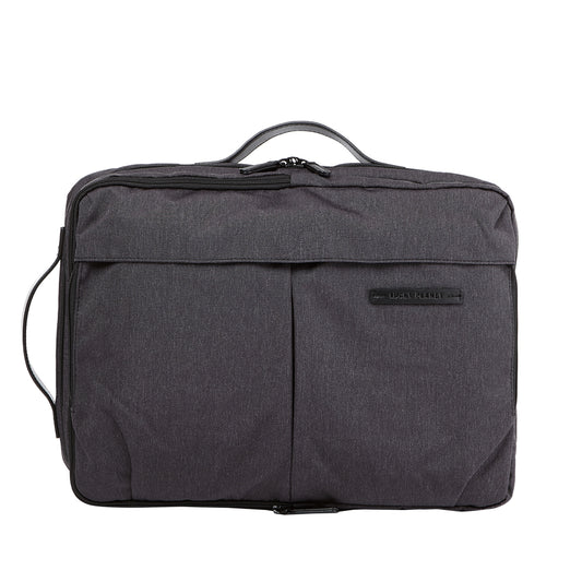 [Lucky Planet] Alpha Two Way Carry Handles Shoulder Bag and Backpack Brefcase -Black - Luckyplanetusa