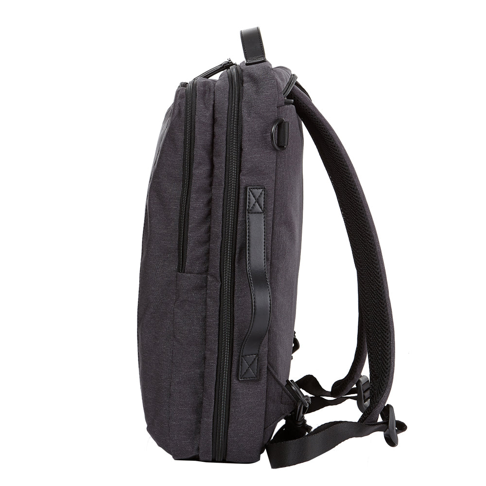 [Lucky Planet] Alpha Two Way Carry Handles Shoulder Bag and Backpack Brefcase -Black - Luckyplanetusa