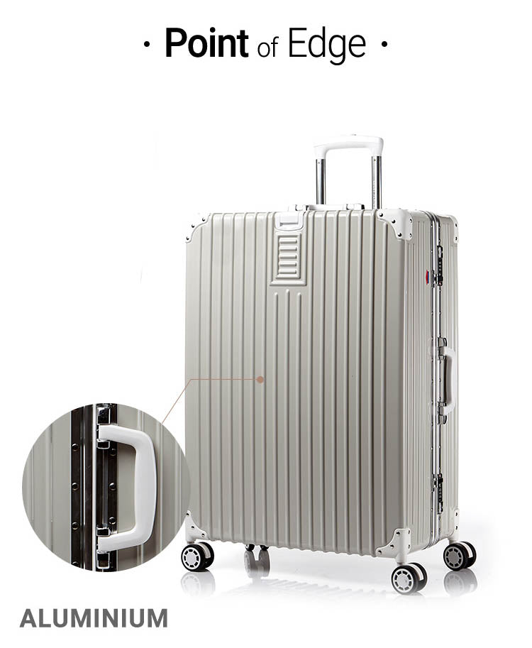 [Lucky Planet]  Edge 21-inch Luggage - French Gray - Luckyplanetusa