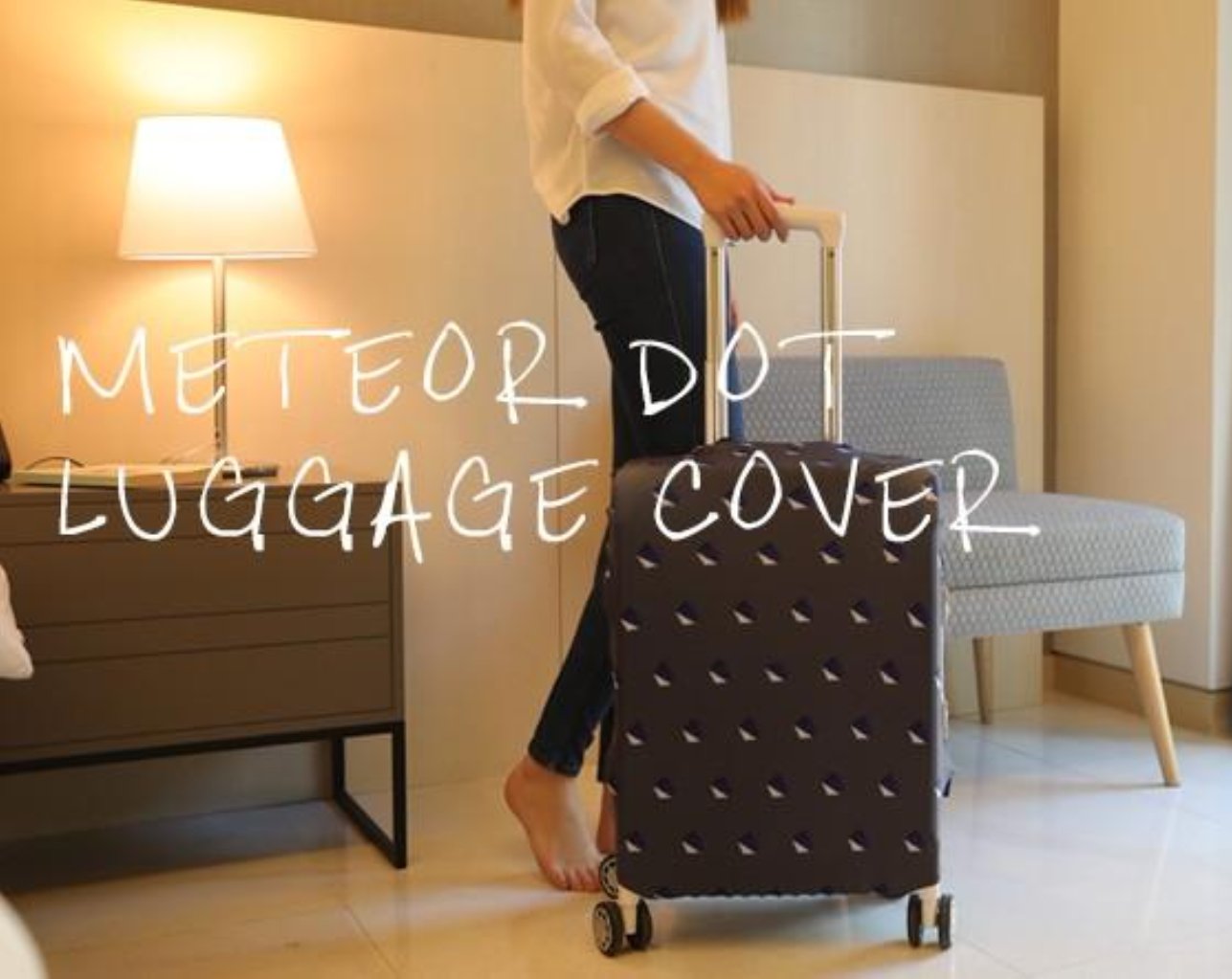 [Lucky Planet] Meteor Dot Luggage Cover - Luckyplanetusa