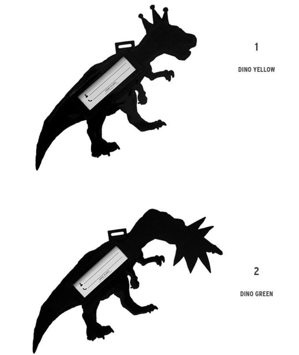 [Lucky Planet] Lucky Friends Dino Luggage Name Tag - Luckyplanetusa