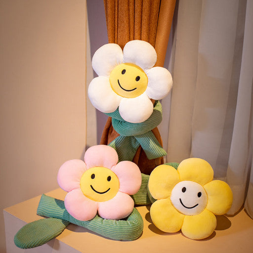 Big Smile Flower Curtain Holder room deco/ interior acc - Luckyplanetusa