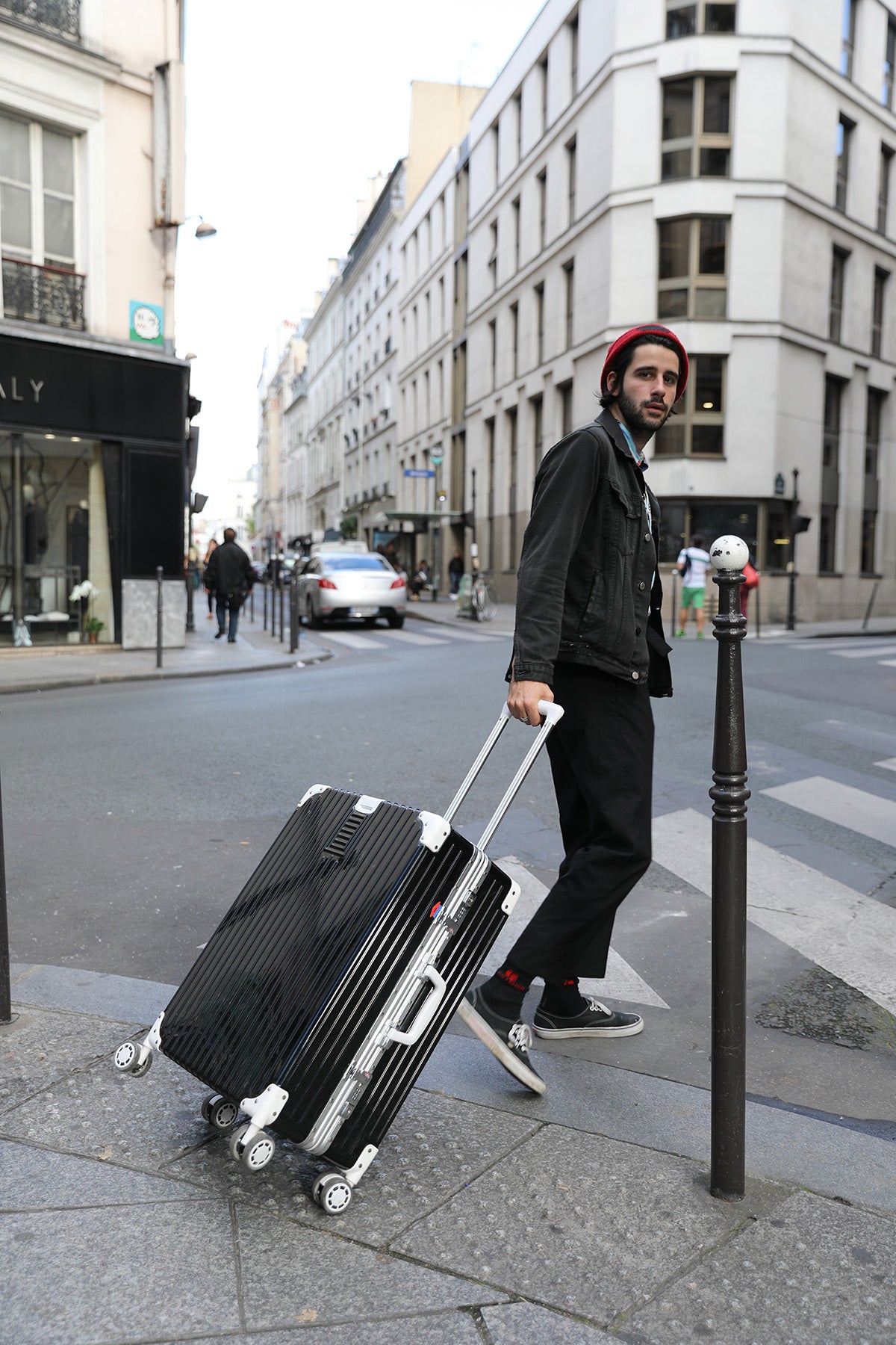 [Lucky Planet]  Edge 21-inch Luggage - French Gray - Luckyplanetusa