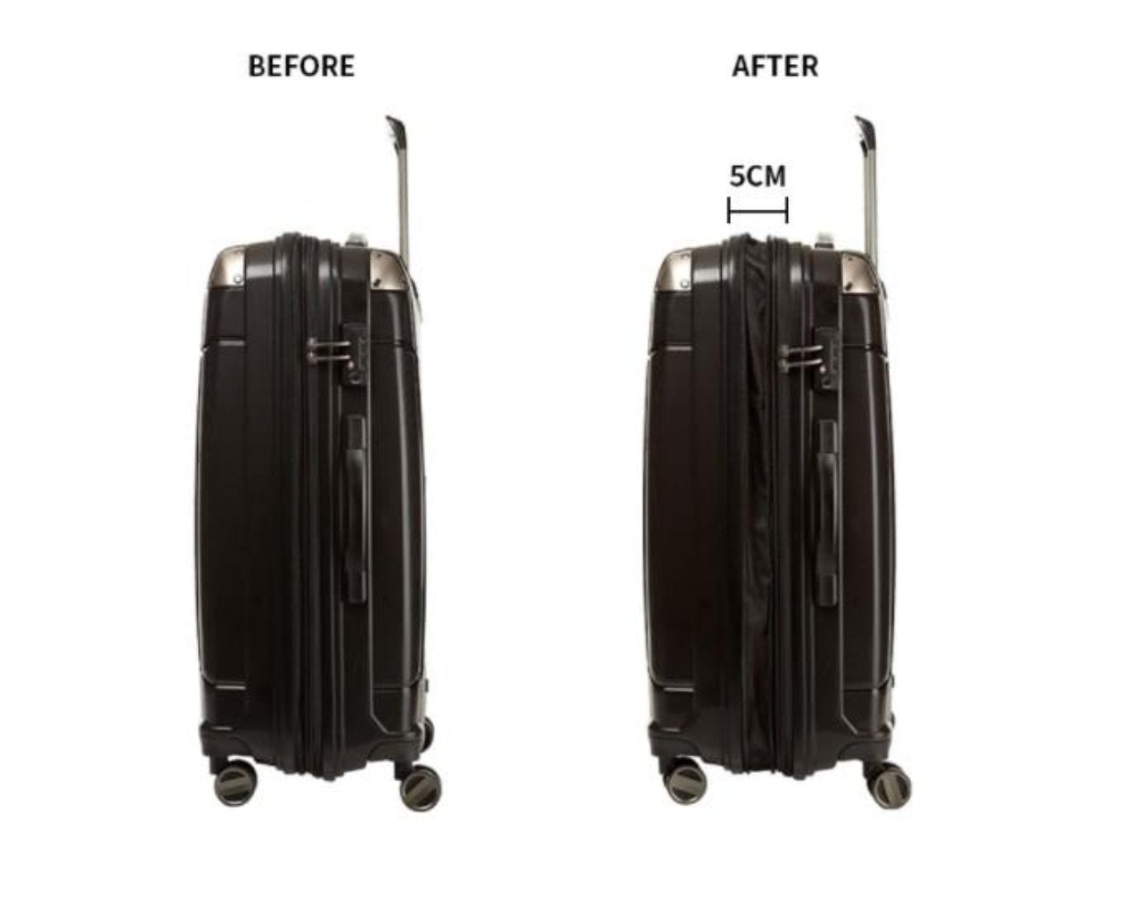 [Lucky Planet]  Frieden Red 20-inch Hard Case Luggage - Luckyplanetusa
