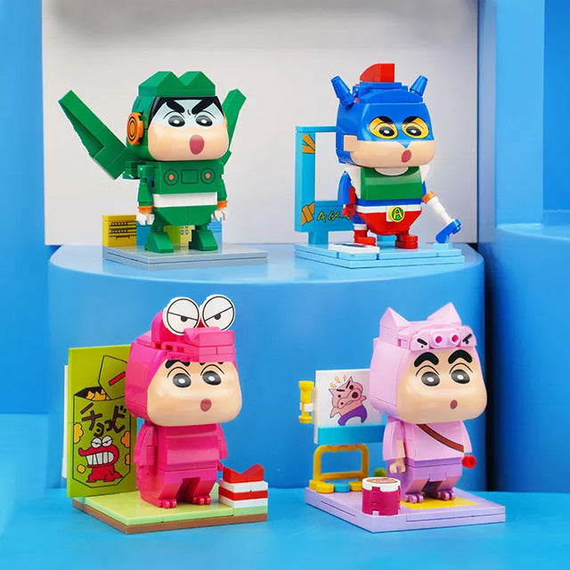Crayon Shinchan and Friends DIY stand Blocks