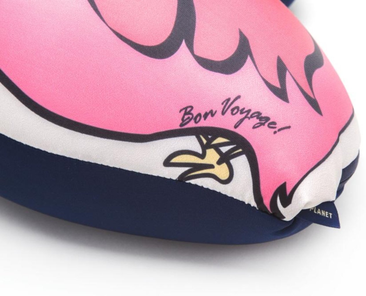 [Lucky Planet] Bon Voyage 2 in1 Travel Head Rest Neck Pillow - Flamingo - Luckyplanetusa