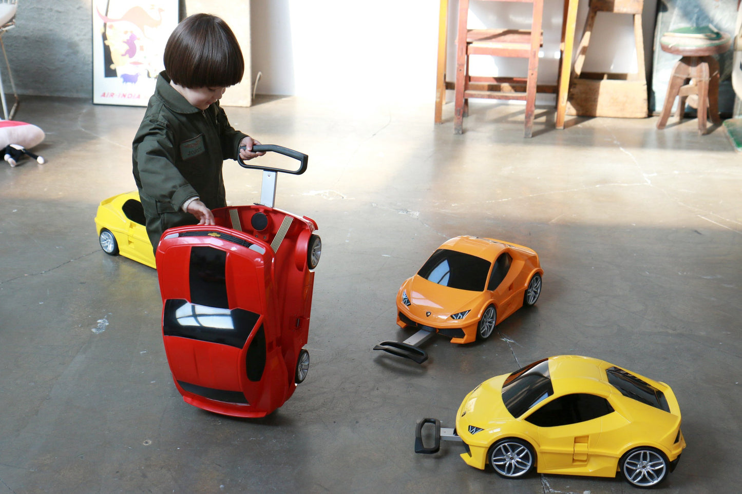 [Lucky Planet] Chevrolet Camaro Kids Suitcase - Luckyplanetusa