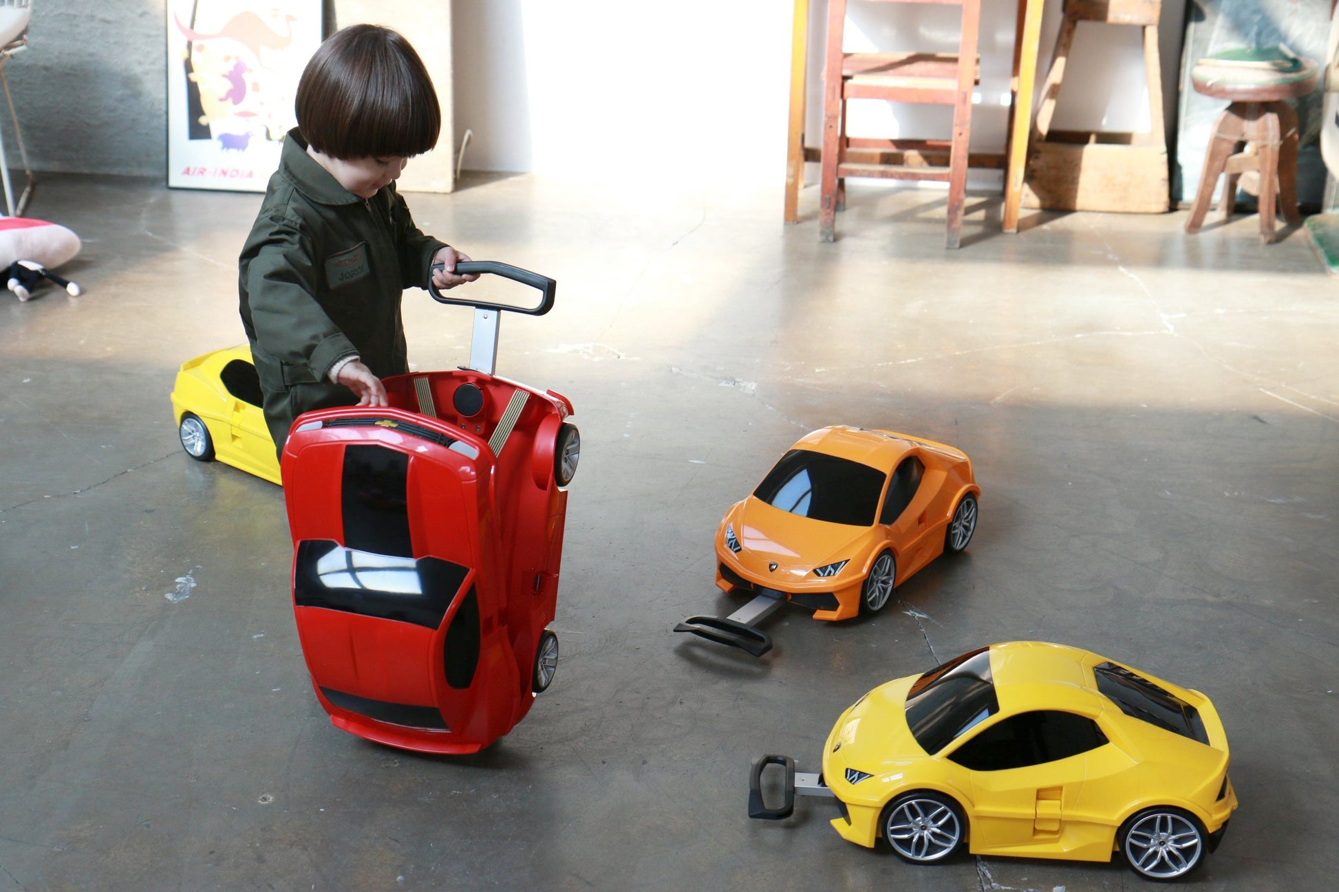 [Lucky Planet] Chevrolet Camaro Kids Suitcase - Luckyplanetusa
