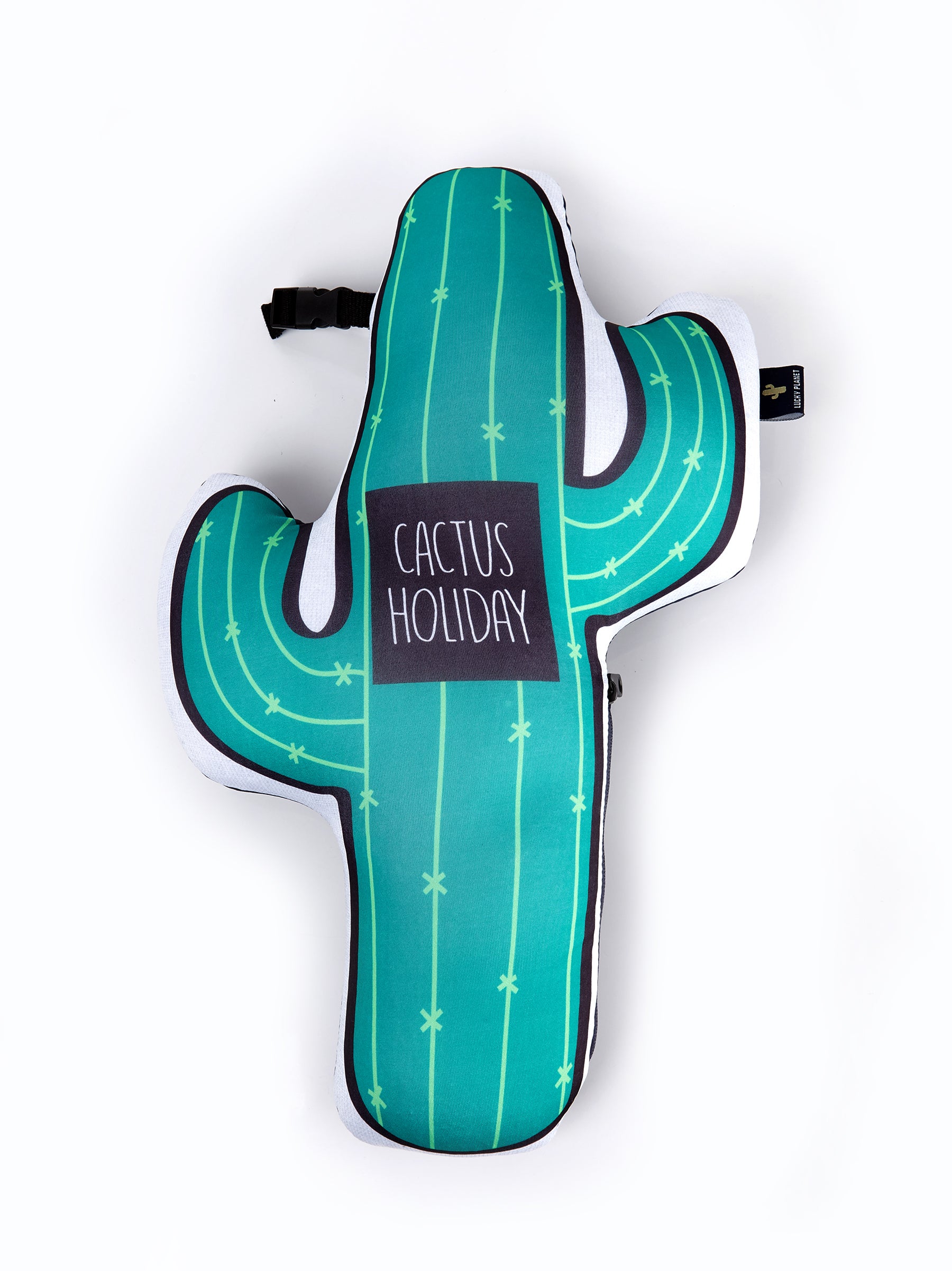 LUCKY PLANET 2 in 1 Travel Neck Pillow Cushion -Cactus Transform to Neck Cushion/Luggage Holding - Luckyplanetusa