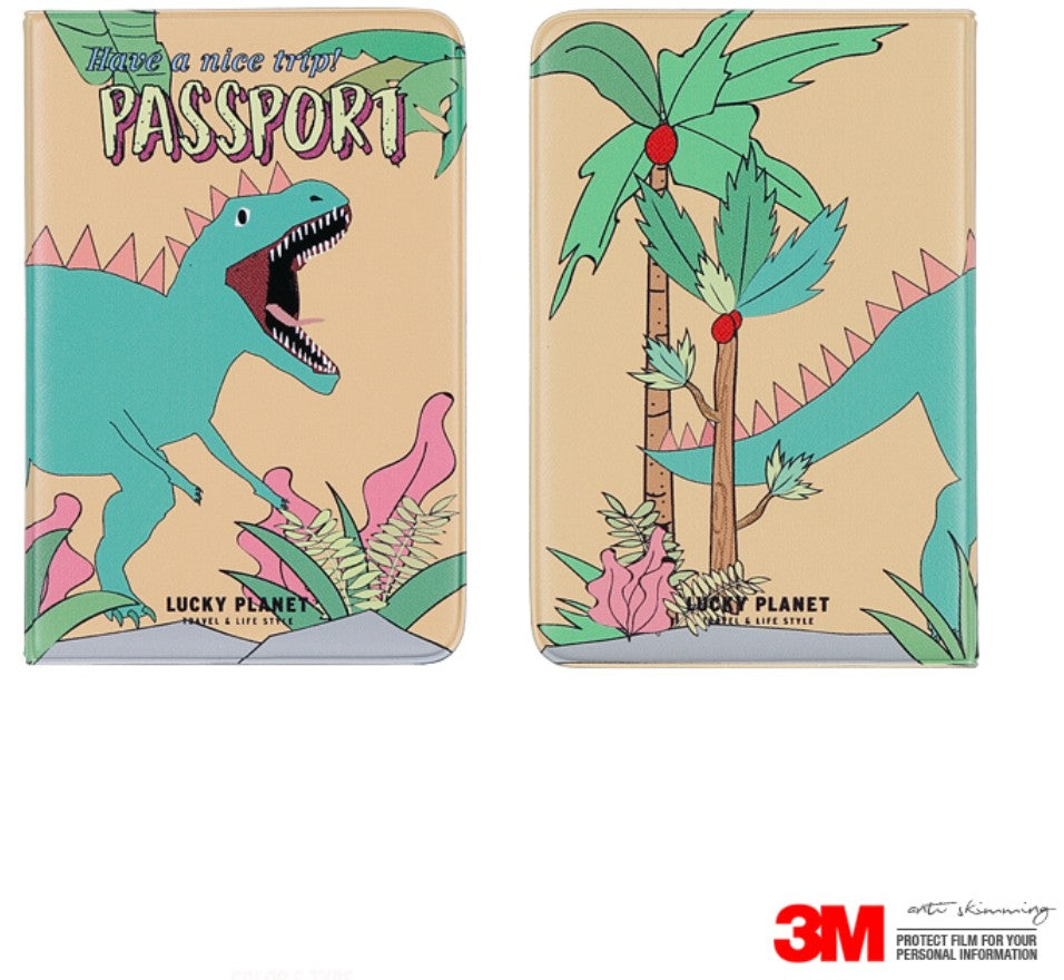 [Lucky Planet] My Pet Dino Passport Holder Cover Case - Luckyplanetusa