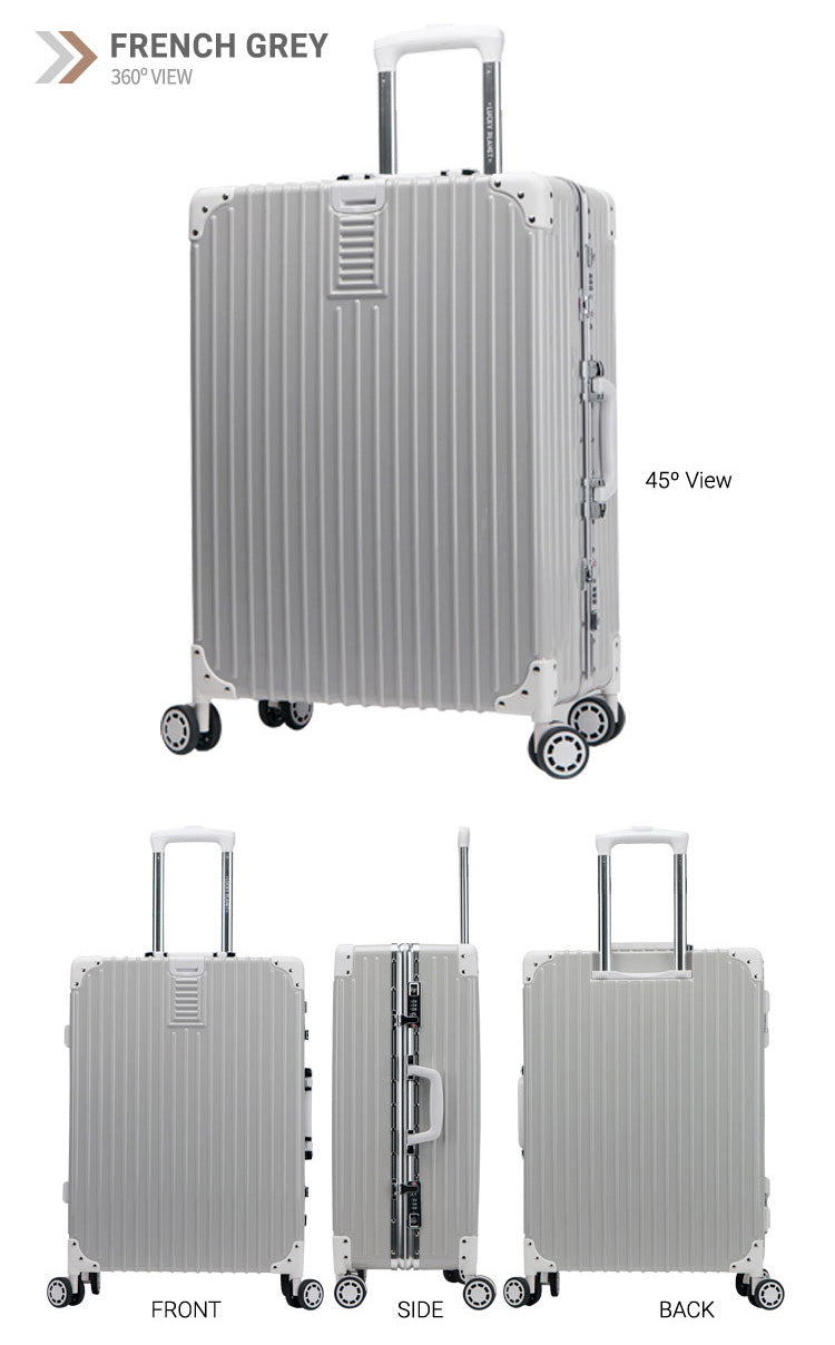 [Lucky Planet]  Edge 21-inch Luggage - French Gray - Luckyplanetusa