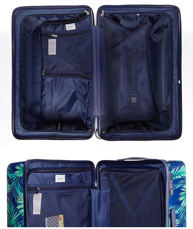[RESTOCK][Lucky Planet] Cactus Pattern Print Hard Case Luggage Set - 21+26+30 inch Full set - Luckyplanetusa