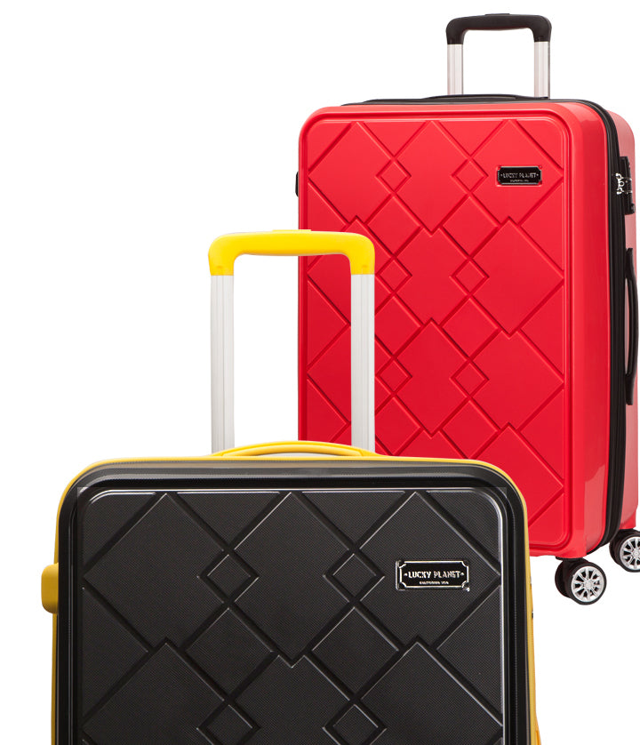 [Lucky Planet]  Canto Square 21-inch Hard Case Luggage - Luckyplanetusa