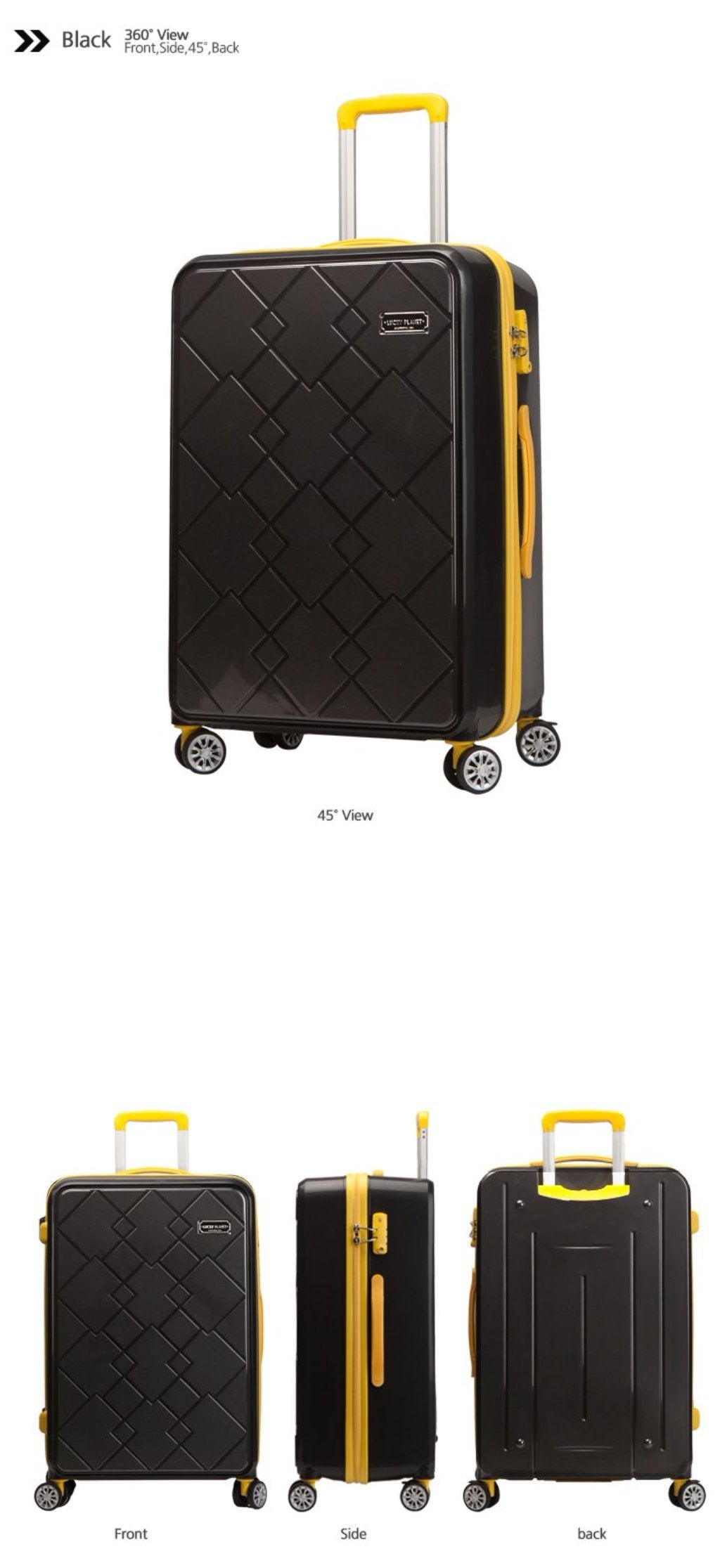 [Lucky Planet]  Canto Square 30-inch Hard Case Luggage - Luckyplanetusa